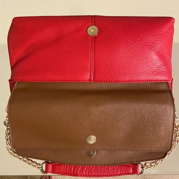 Dkny Bags Dkny Red Soft Leather Purse With Dust Bag Poshmark